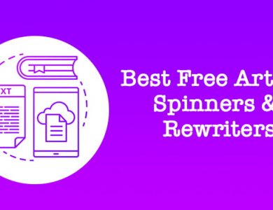 Best free article spinners & rewriters